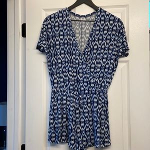 Old Navy faux wrap romper